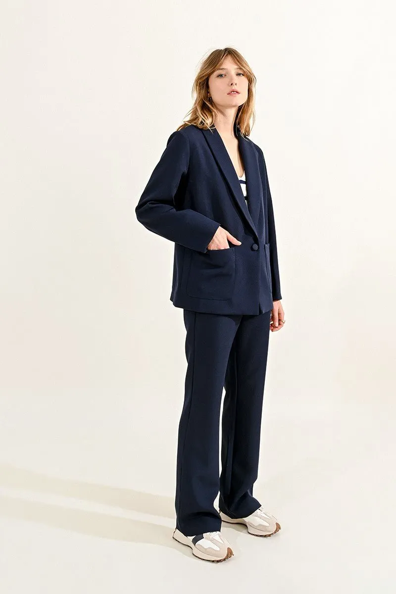 1-BUTTON BLAZER