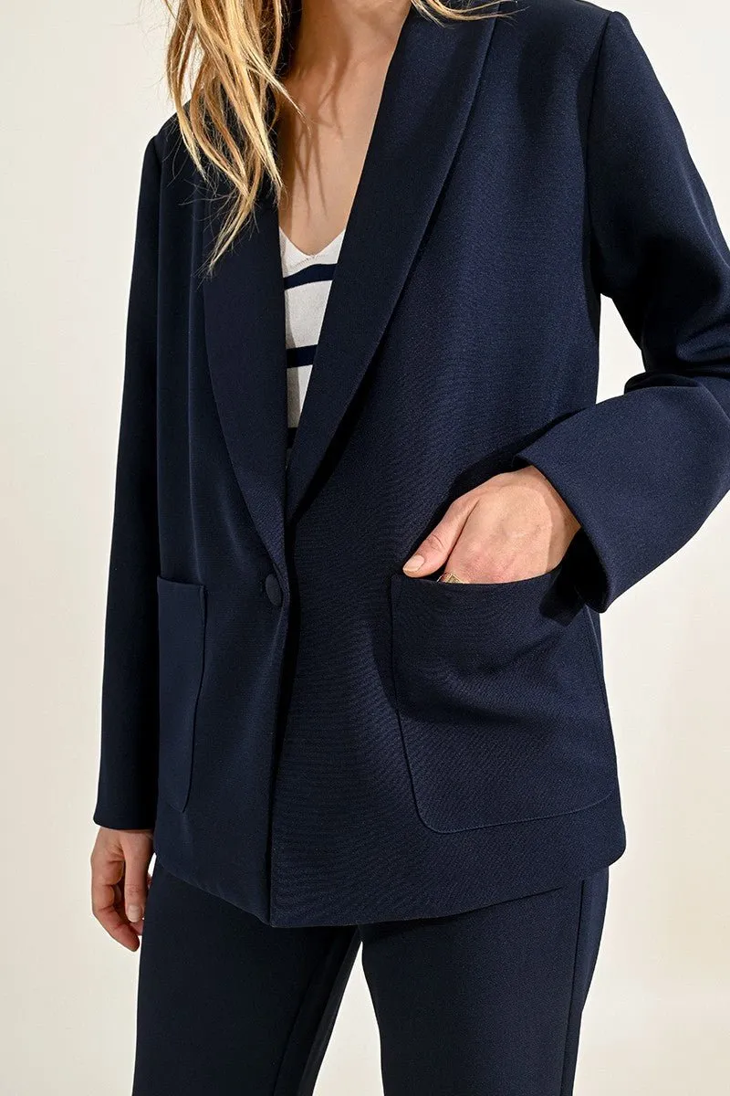 1-BUTTON BLAZER
