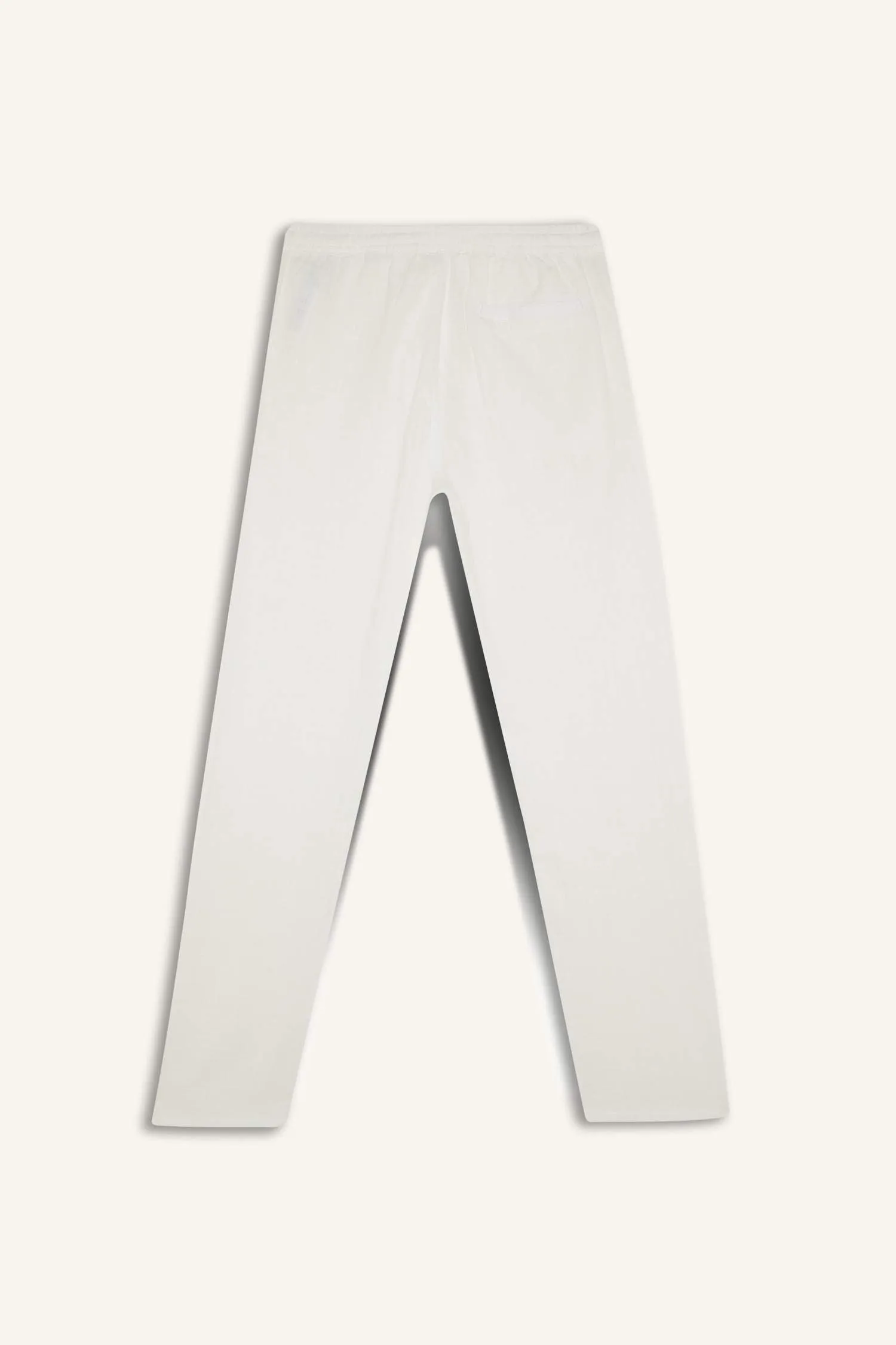 100% Cotton Summer Waisty Strap-on Jogger Pants Slim Fit Fit Fit Fit Fit With Flat Leg Pocket