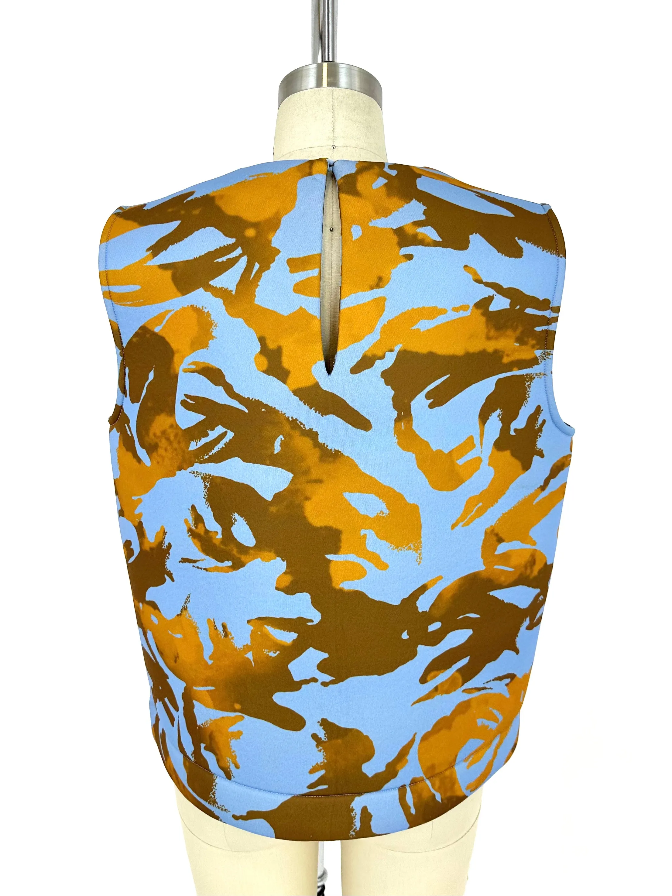 2015 Acne Studios Neoprene Camouflage Top
