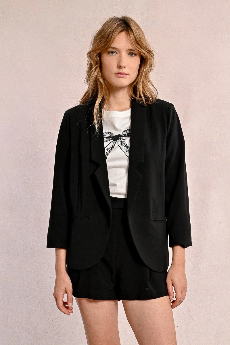 3/4 SLEEVE BLAZER