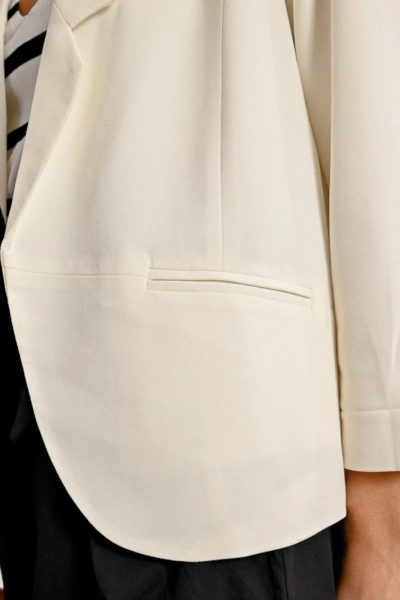 3/4 SLEEVE BLAZER