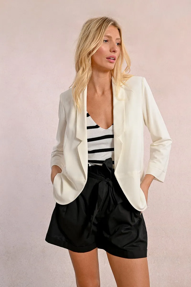 3/4 SLEEVE BLAZER