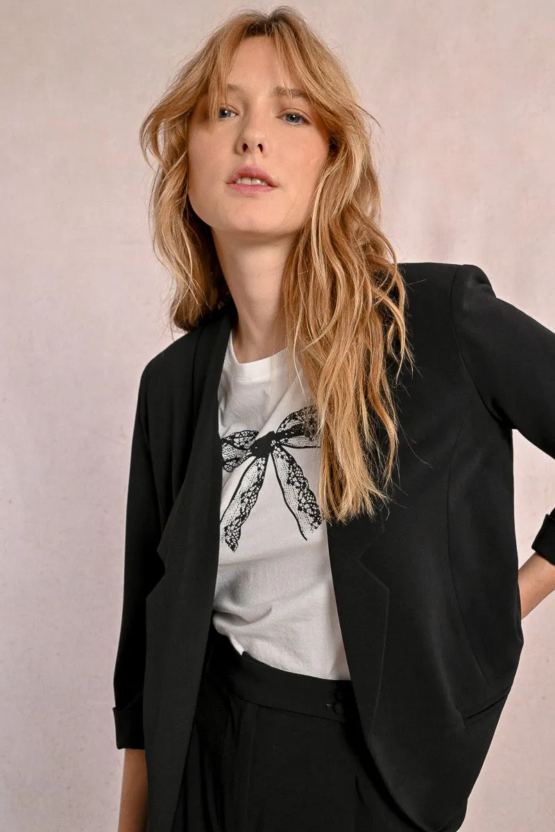 3/4 SLEEVE BLAZER