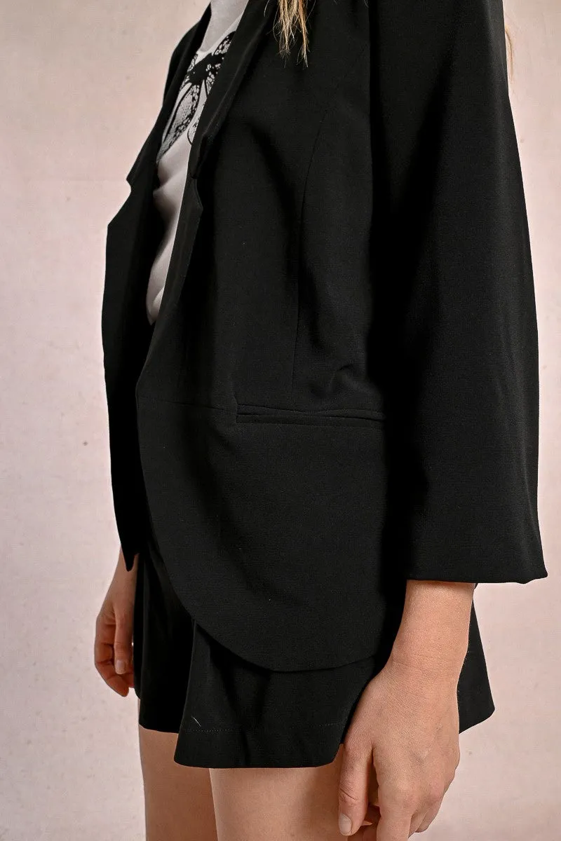 3/4 SLEEVE BLAZER
