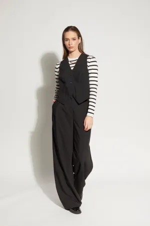 5055L - Cardinal Waistcoat - Black
