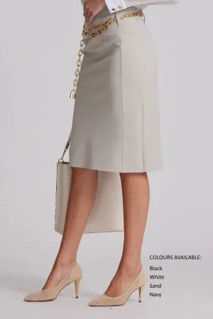 8958 Panelled Basque Skirt