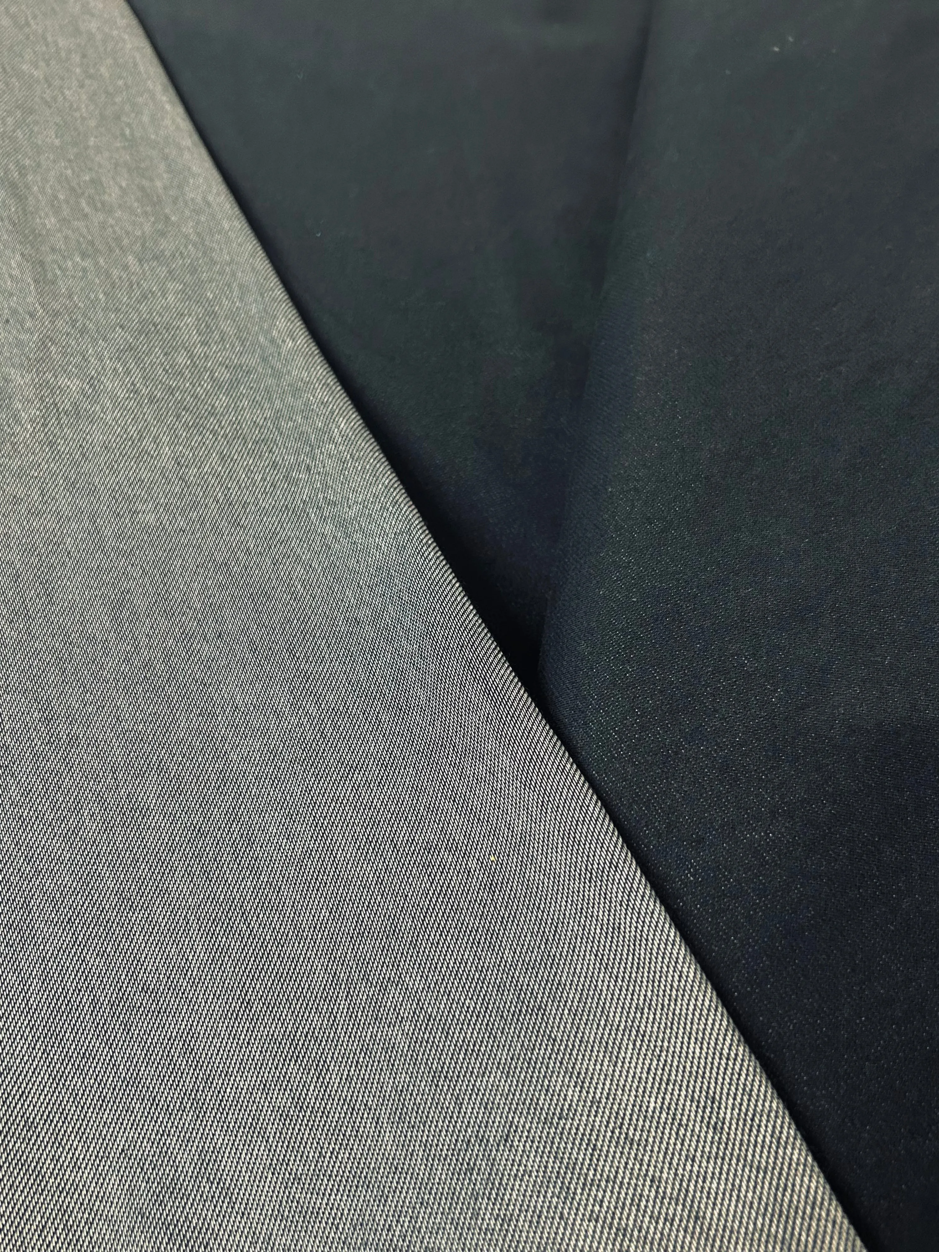 90CM STEEL BLUE REMNANT HYBRID 4 WAY STRETCH DENIM