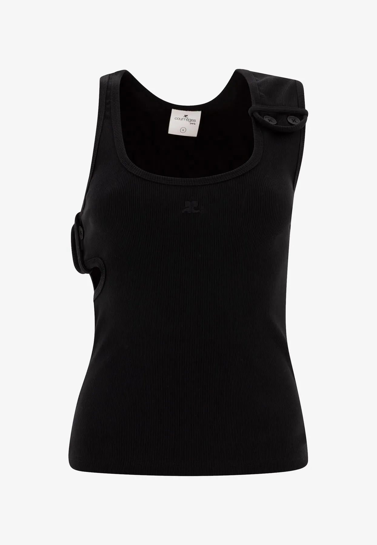 90s Deconstructed Ribbed Tank Top