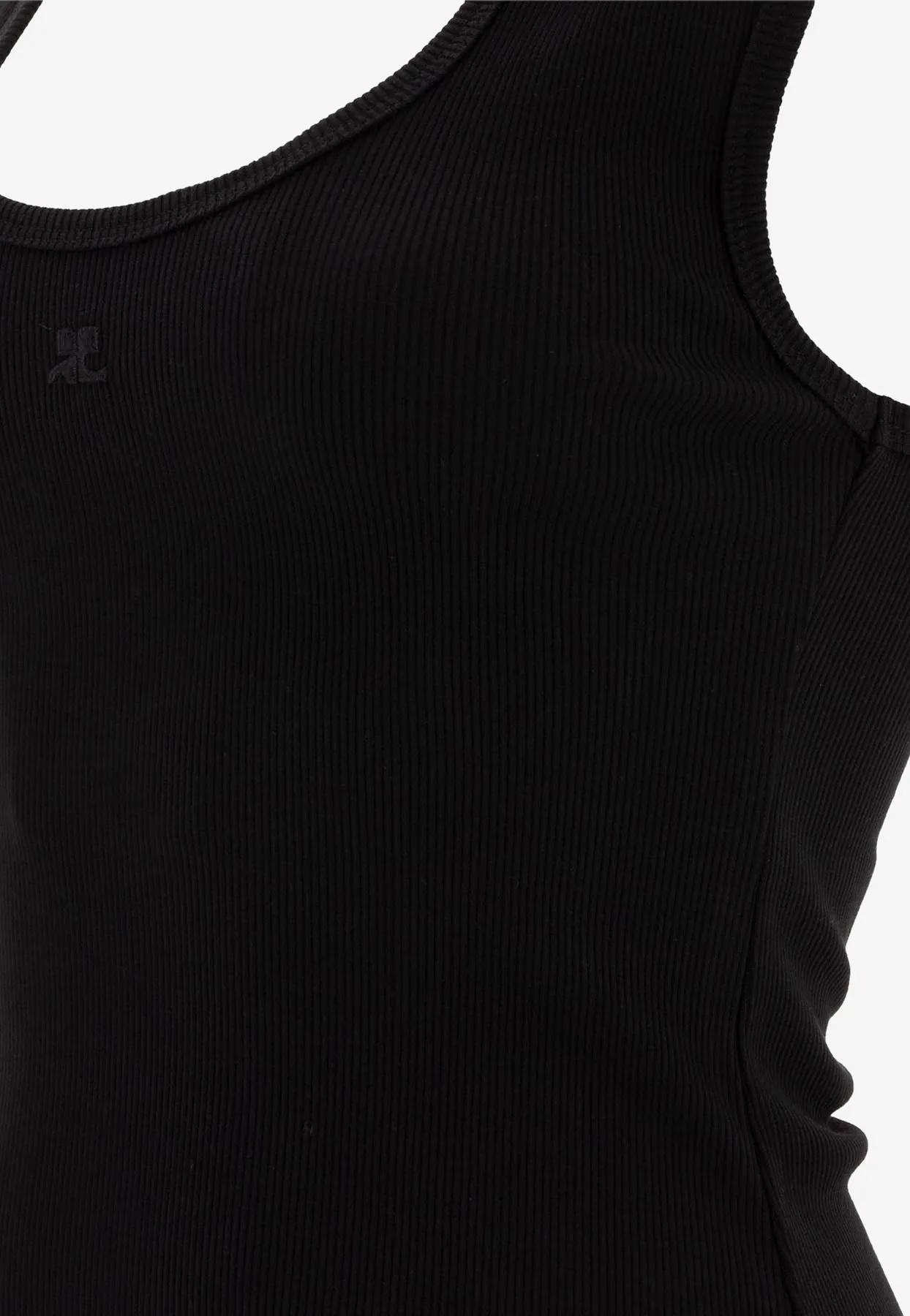 90s Deconstructed Ribbed Tank Top