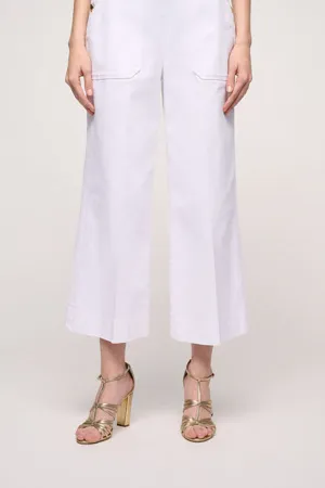 ADDIZIONE CROPPED PALAZZO TROUSERS