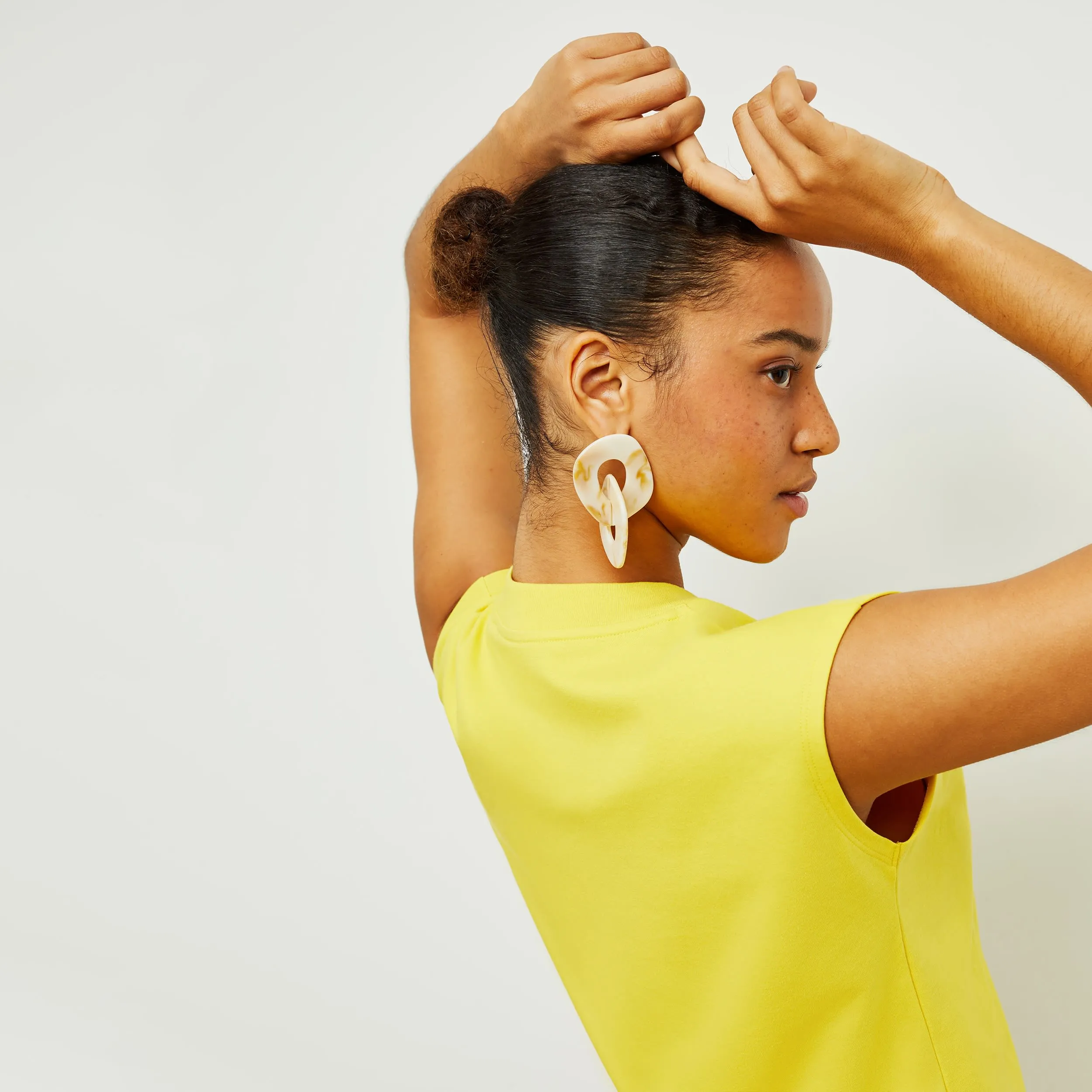 Alina Muscle Tee - Pima Cotton :: Sunshine