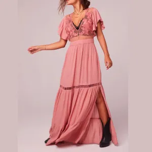 All You Need is Love Mauve Maxi Dress
