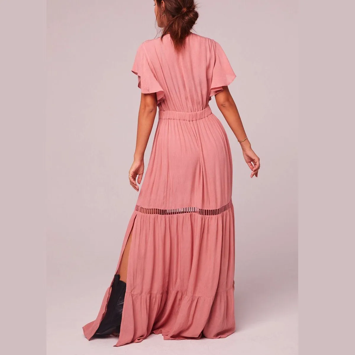 All You Need is Love Mauve Maxi Dress