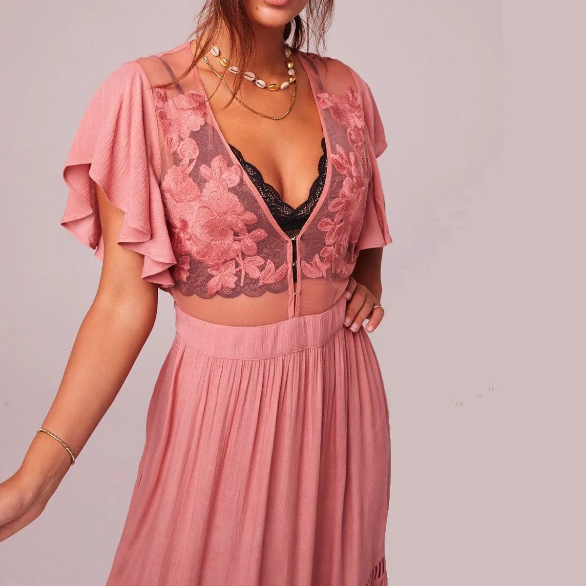 All You Need is Love Mauve Maxi Dress