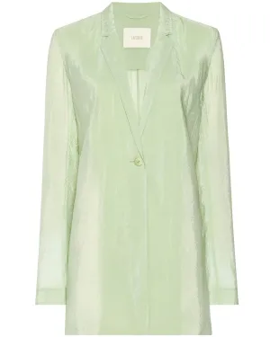 Aloe Sheer Single Breasted Blazer
