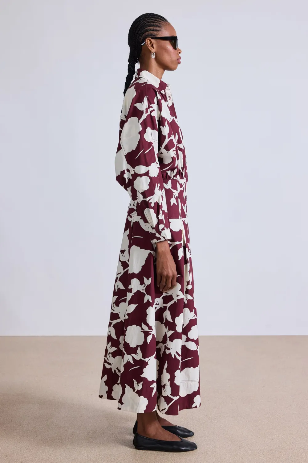 Apiece Apart Pietra Maxi Shirt Dress