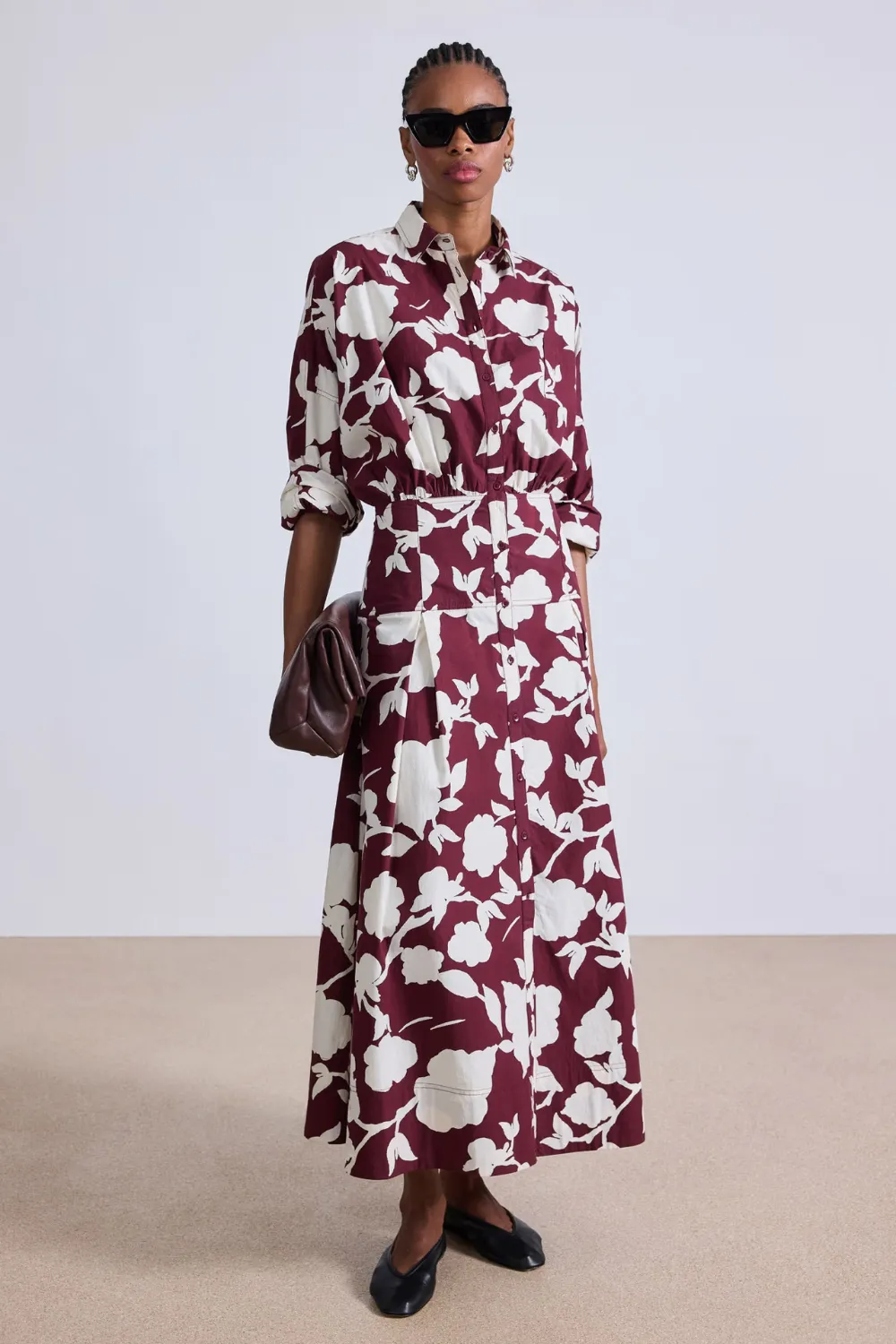 Apiece Apart Pietra Maxi Shirt Dress