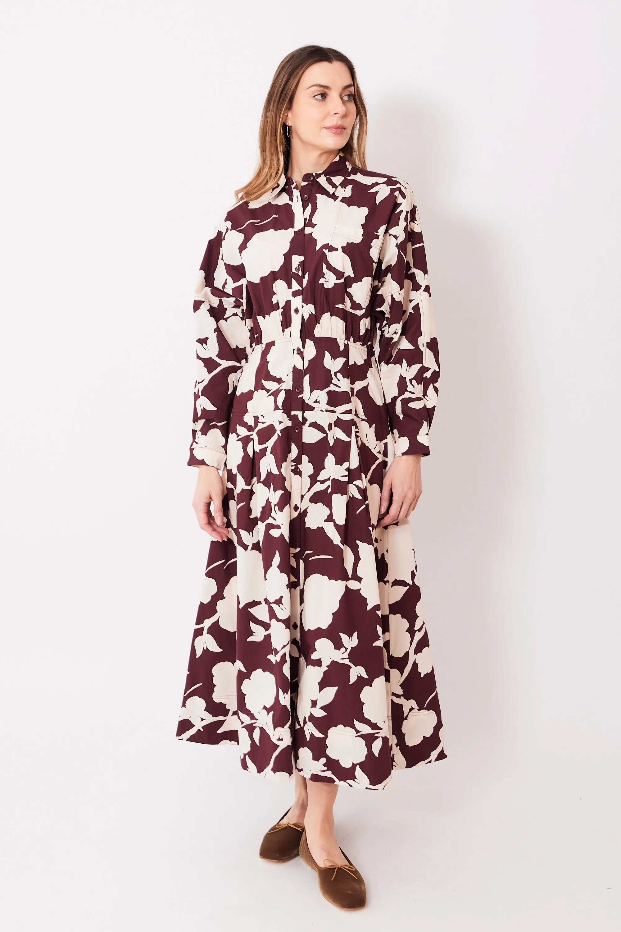 Apiece Apart Pietra Maxi Shirt Dress