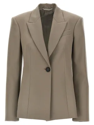 Attico single breasted ull blazer