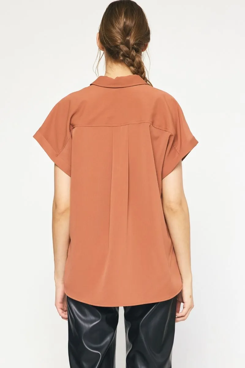 Back Roads Button Down Top