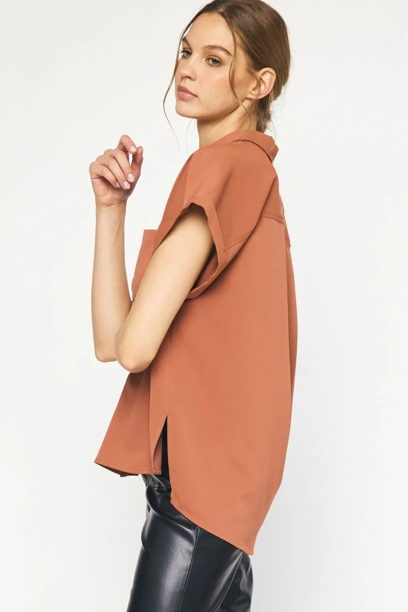 Back Roads Button Down Top
