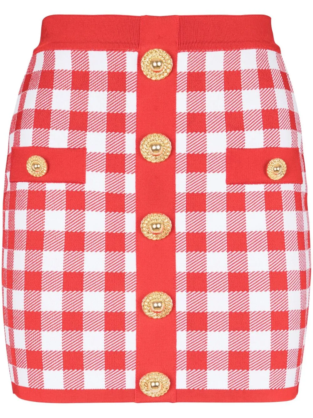 Balmain Red Skirt