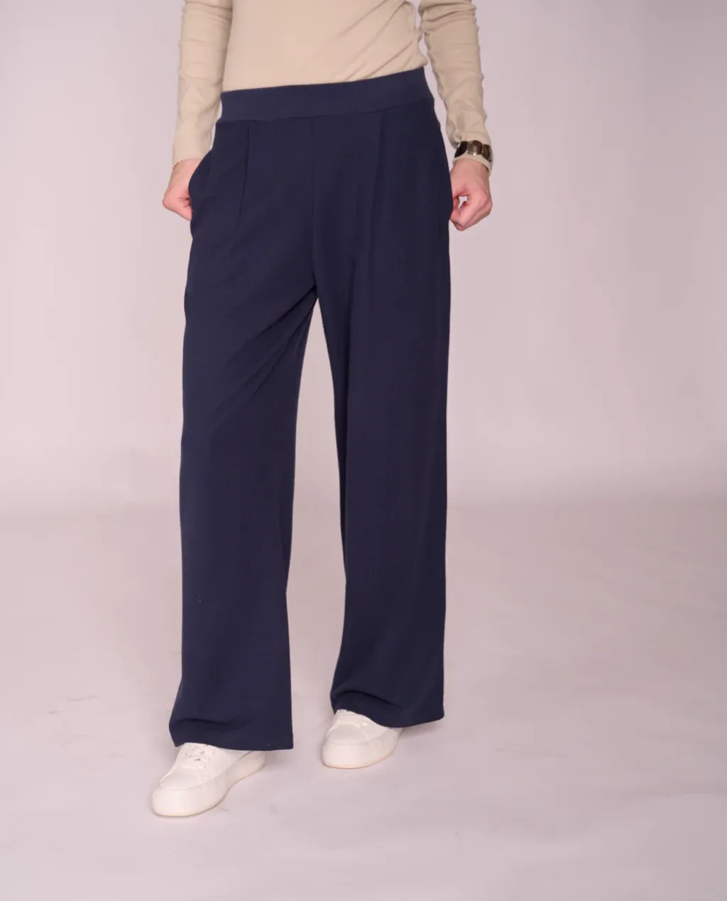 BASMA PLEATED WIDE LEG PANT