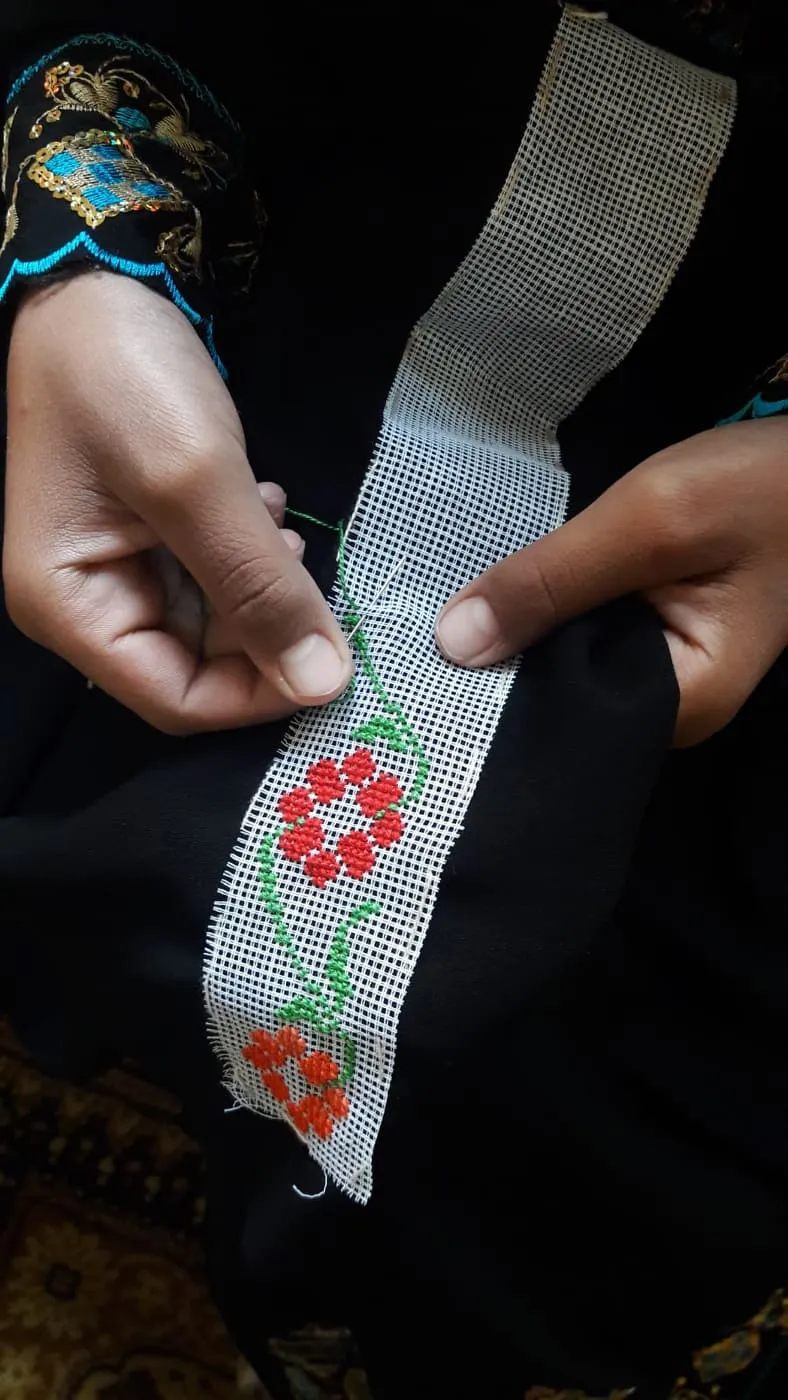 Bedouin Embrodiery - Pillow Covers (11x11-1/2")