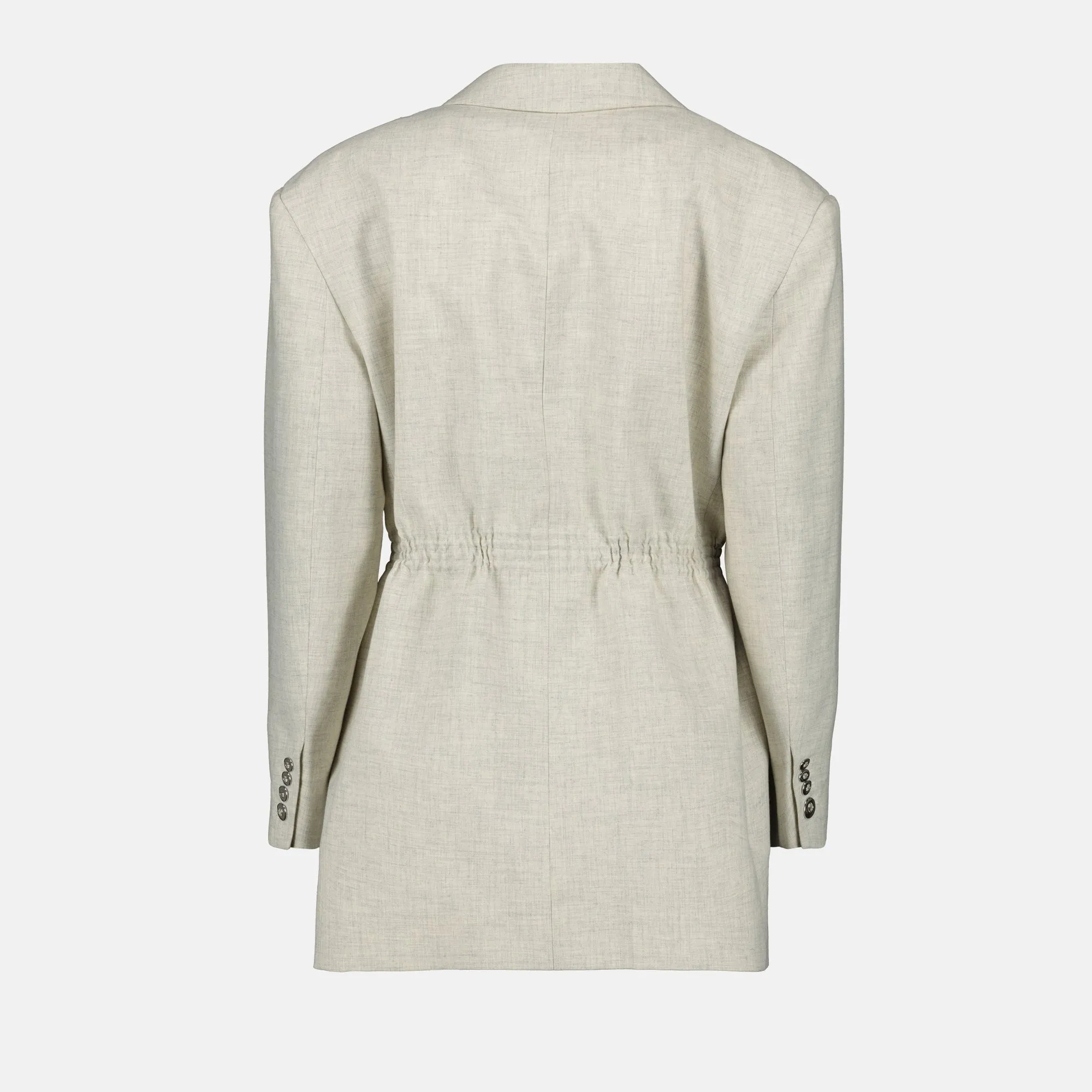 Beige Wool Blazer