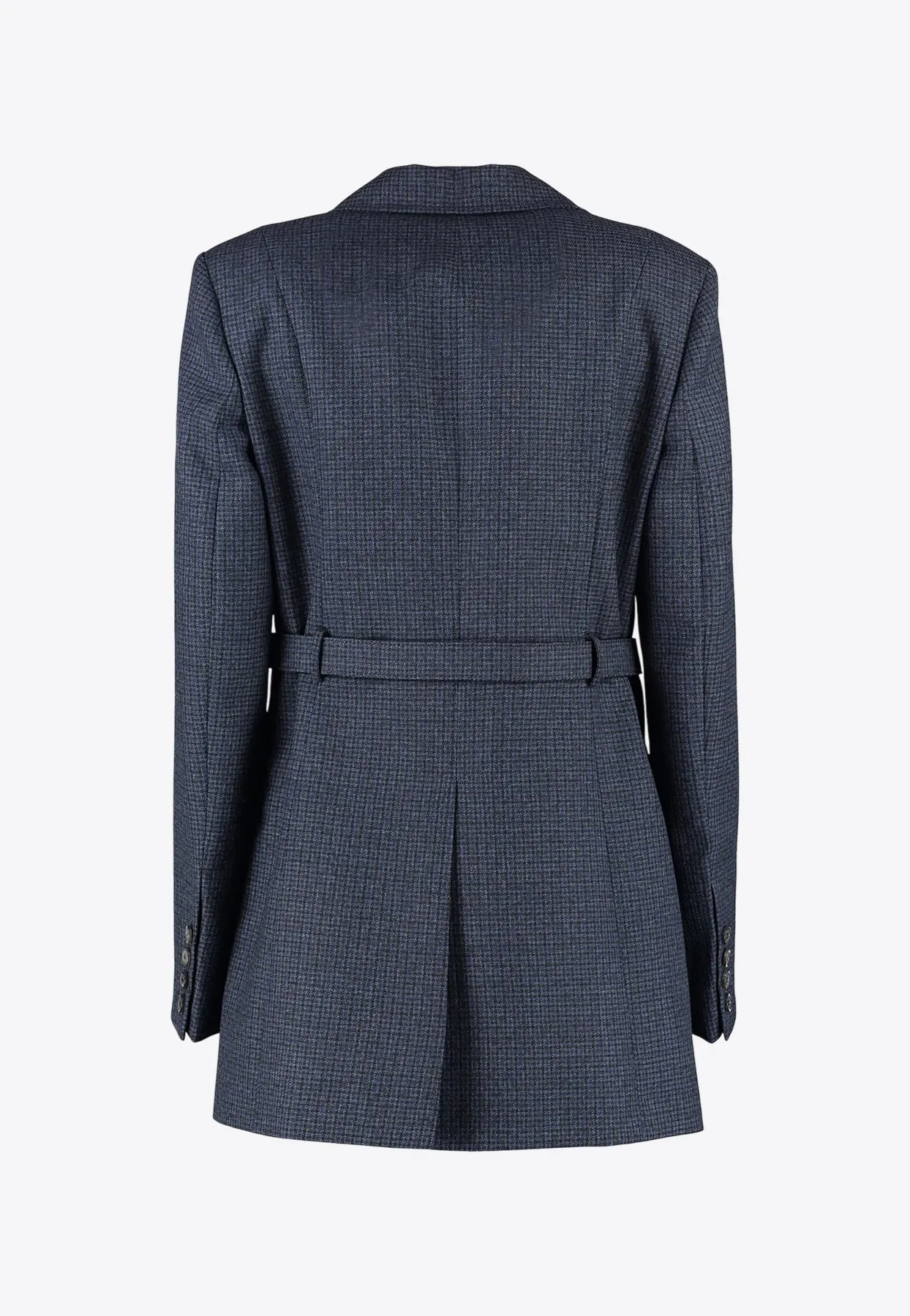 Belted Single-Breasted Blazer