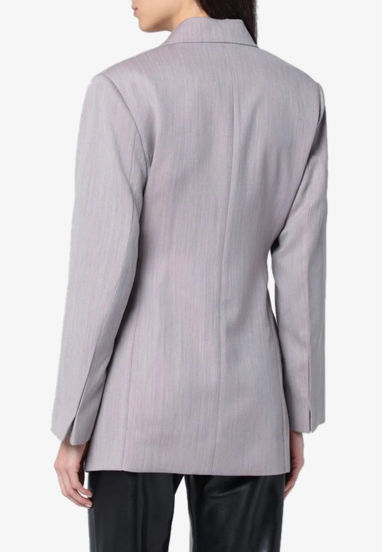 Belted Wool Blazer