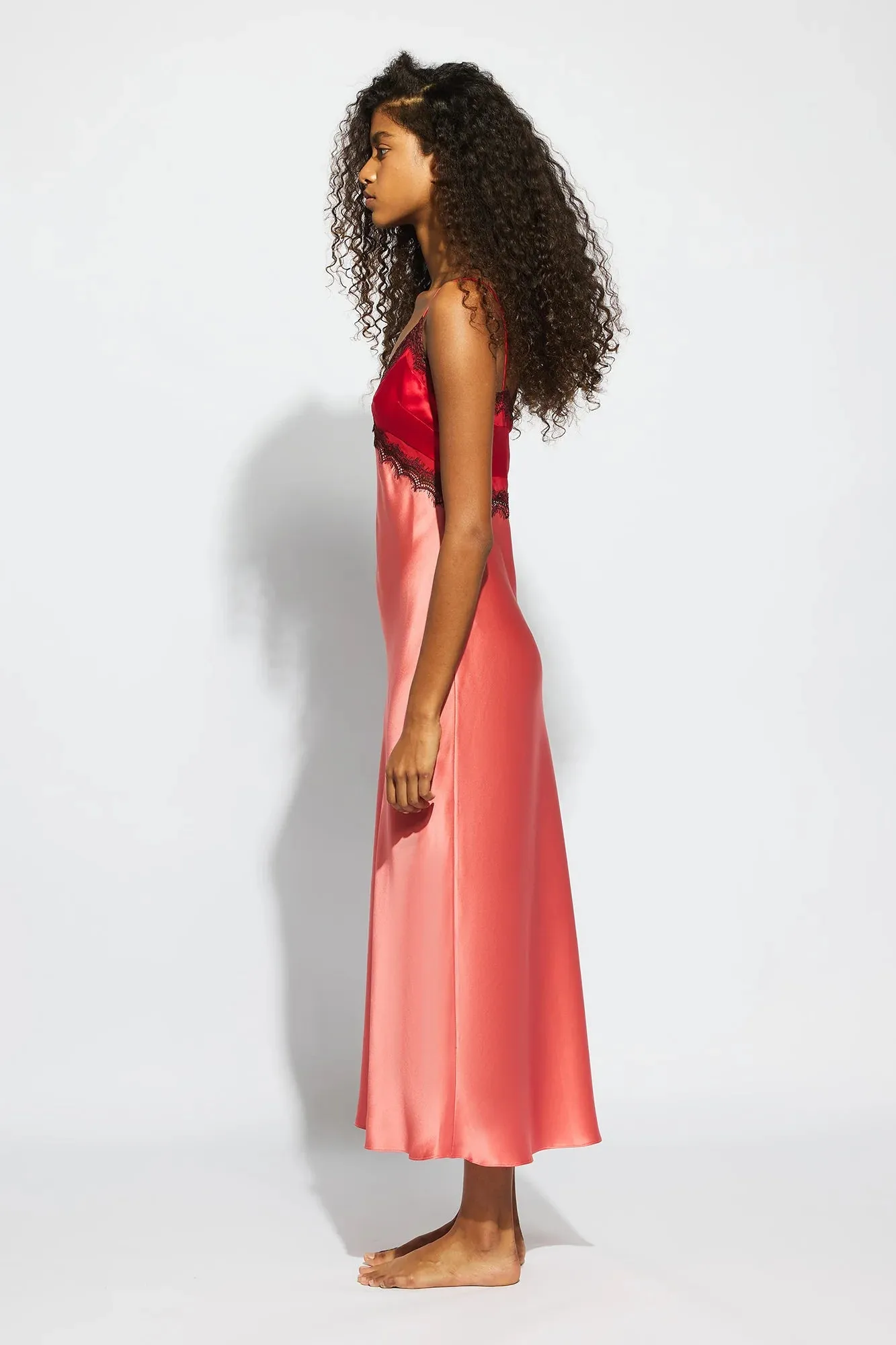 BILLIE SILK SLIP DRESS