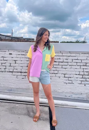 Bimini Color Block Top