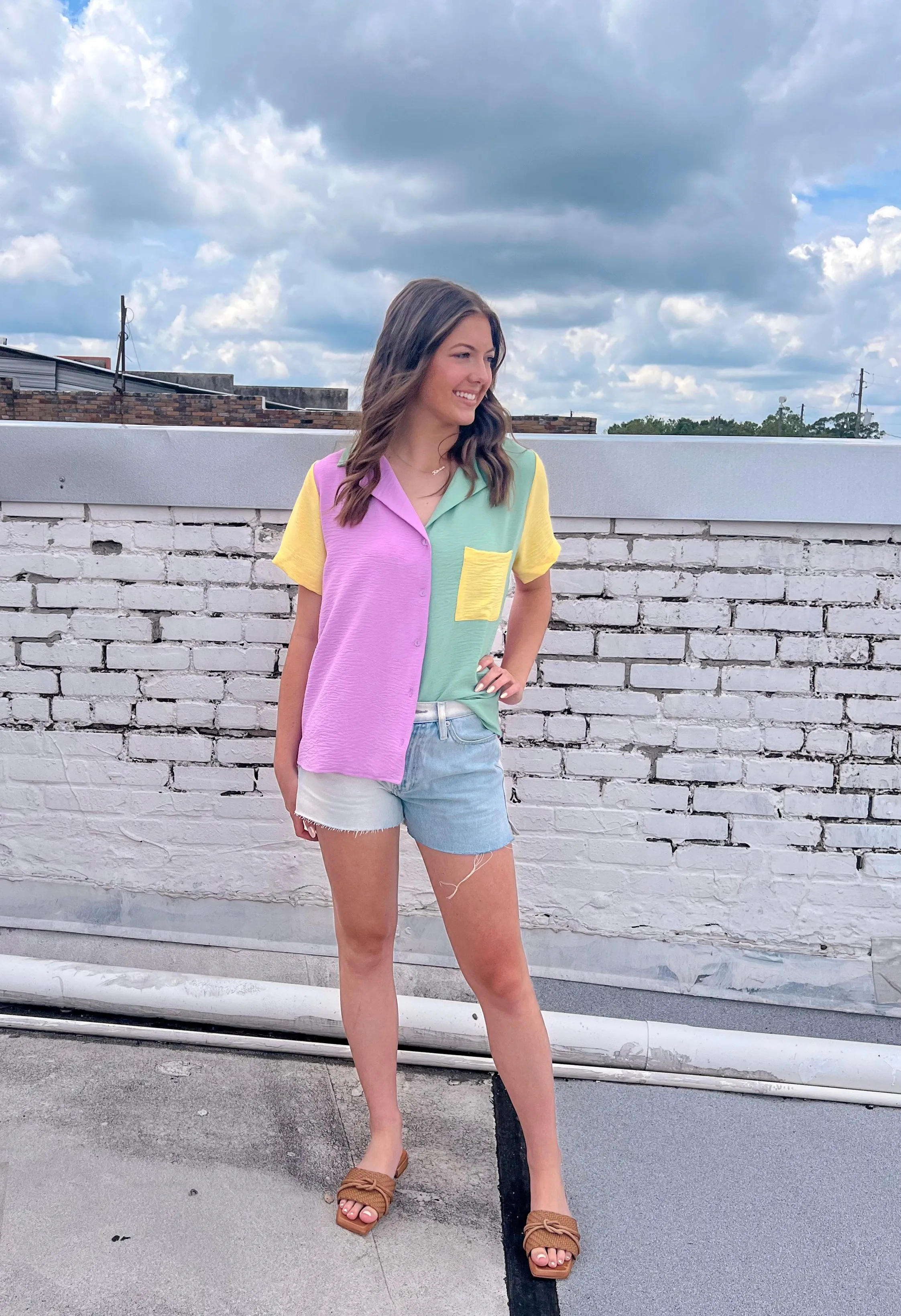 Bimini Color Block Top