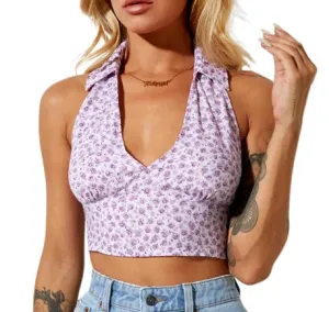 Binpure Sleeveless Halter Top