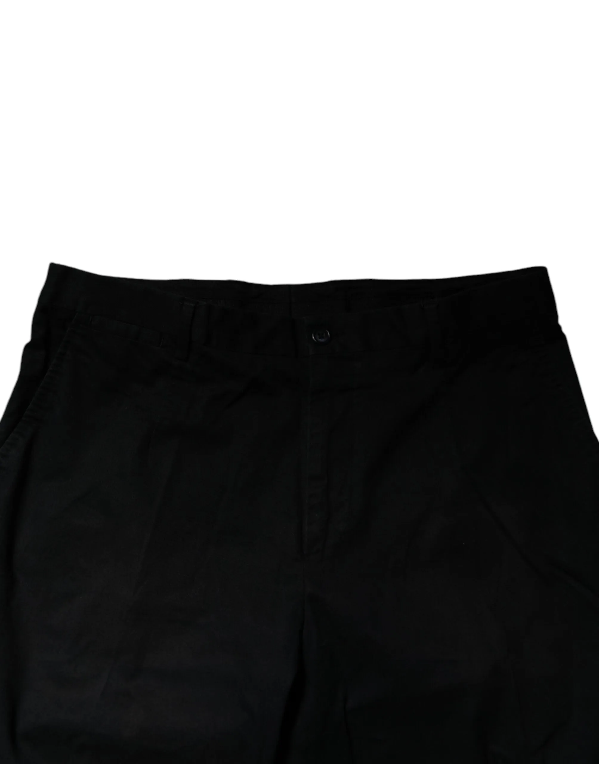 Black Cotton Stretch Skinny Dress Formal Pants