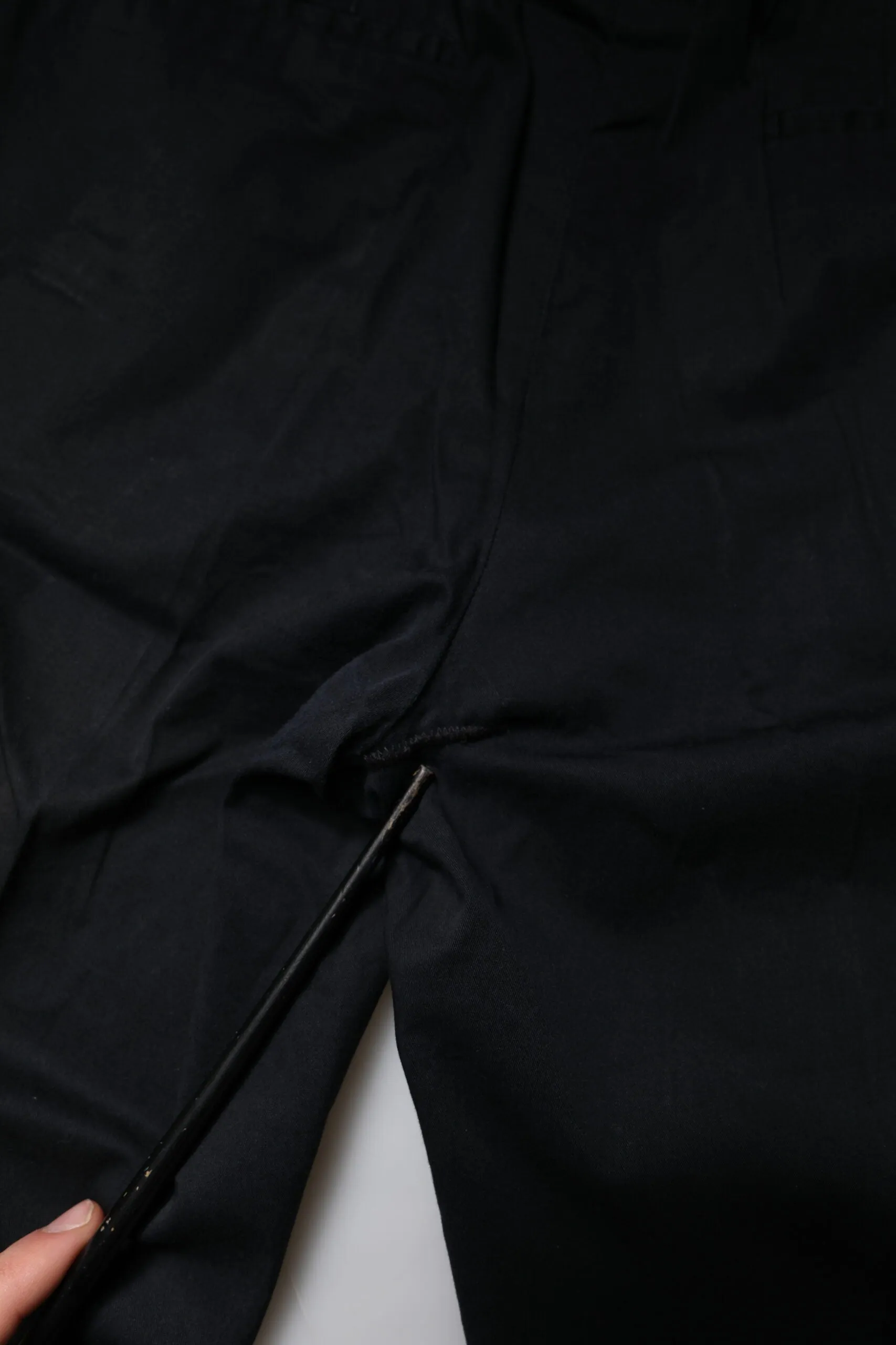 Black Cotton Stretch Skinny Dress Formal Pants