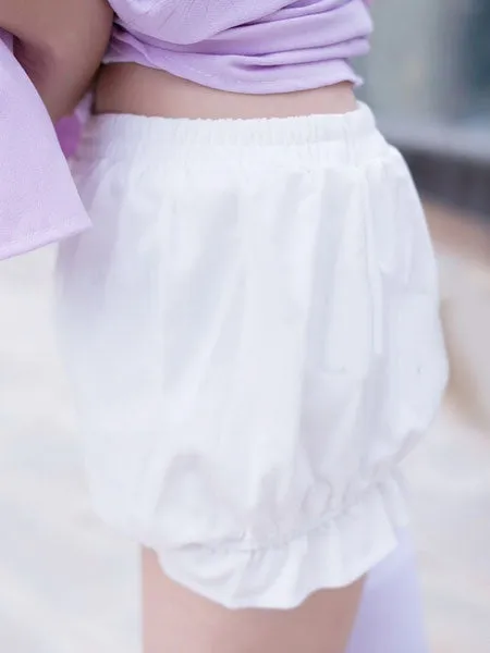 Black Lolita Bloomers Bows Cotton Lolita Shorts For Women