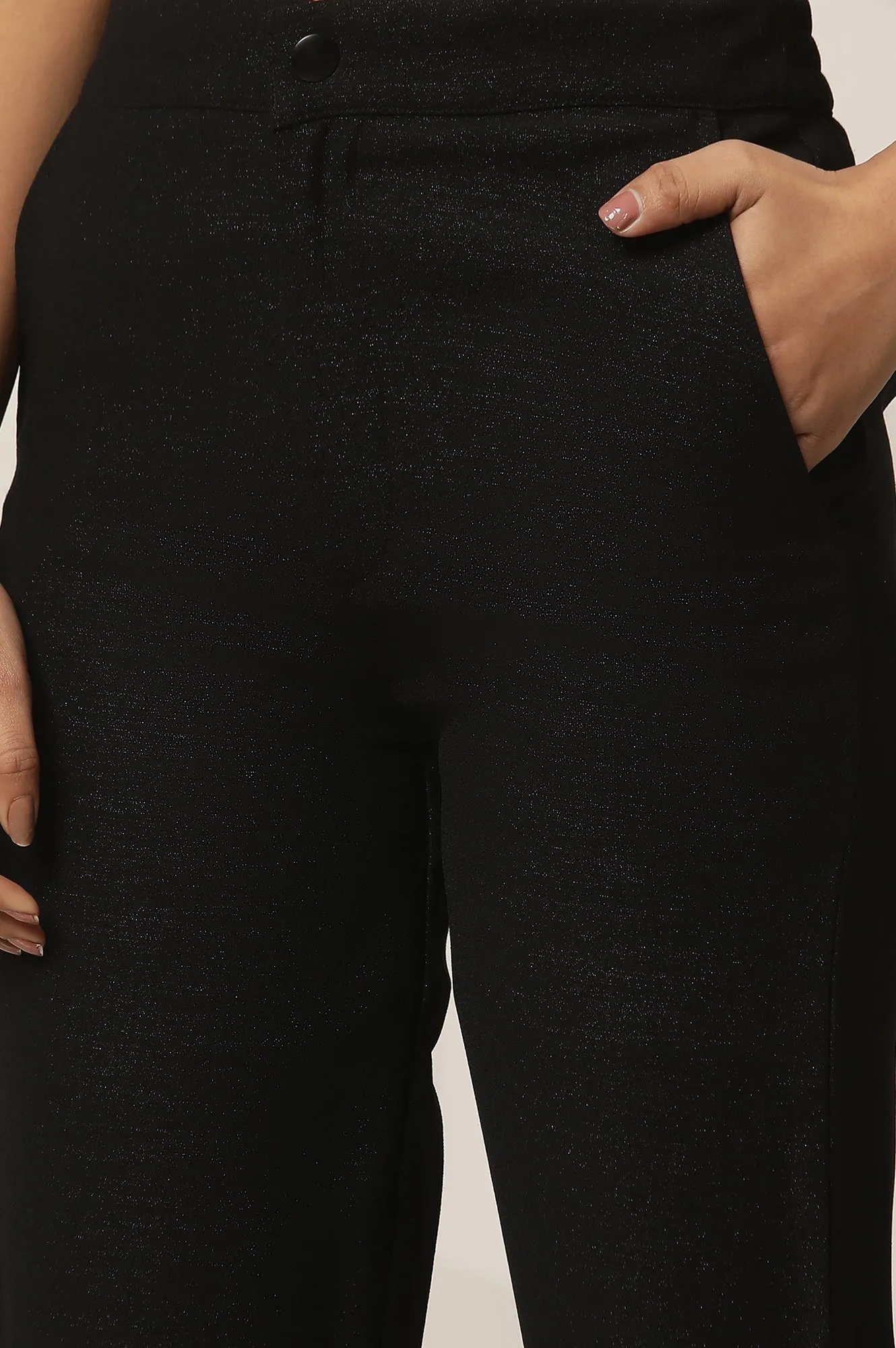 Black Slim Fit Trouser Pants