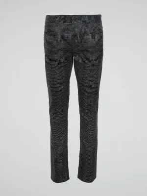Black Slim Fit Trousers