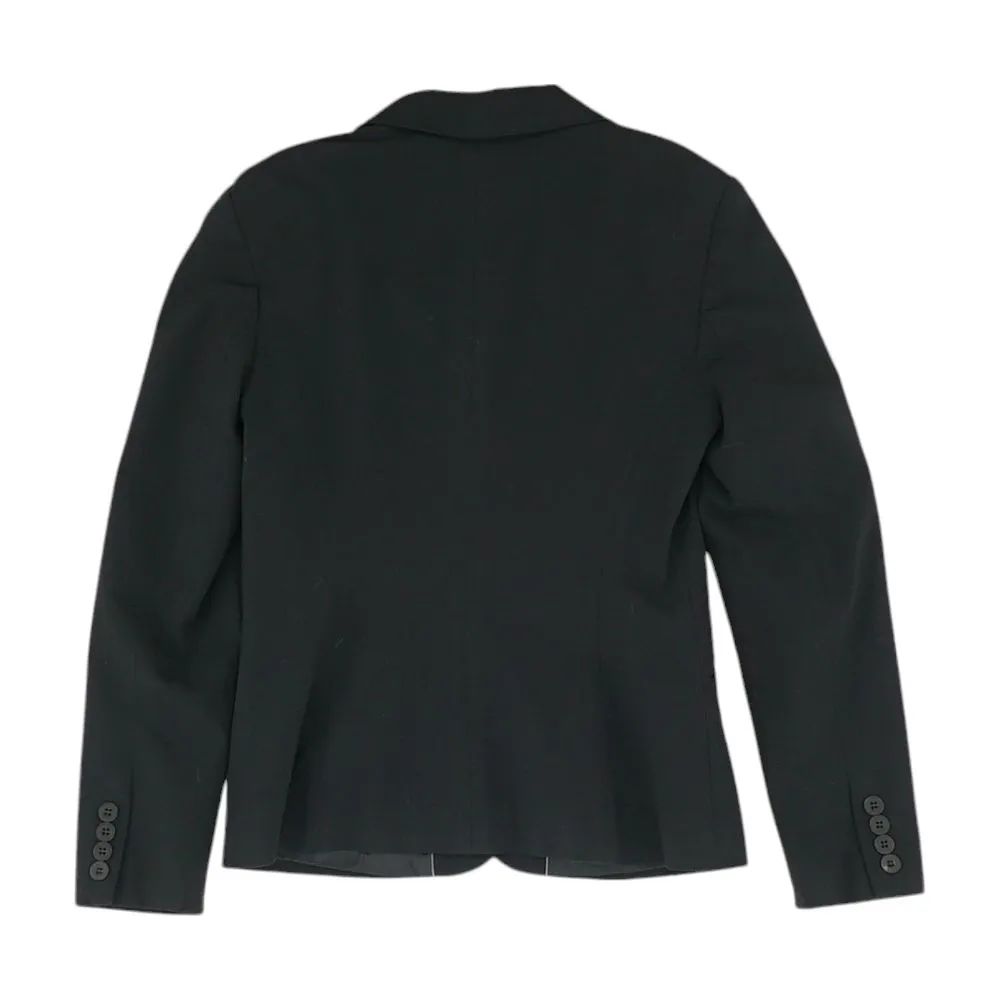 Black Solid Blazer