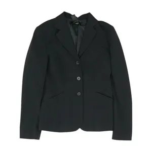 Black Solid Blazer