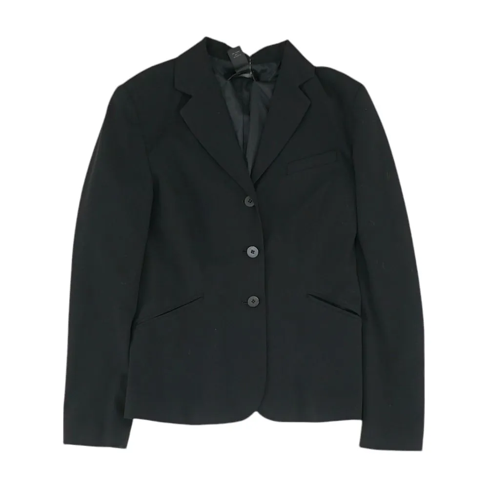 Black Solid Blazer