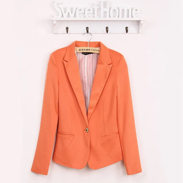 Blazer women suit blazer foldable brand jacket spandex with lining Vogue refresh blazers