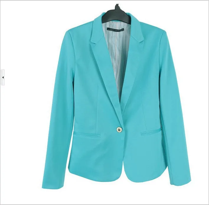 Blazer women suit blazer foldable brand jacket spandex with lining Vogue refresh blazers
