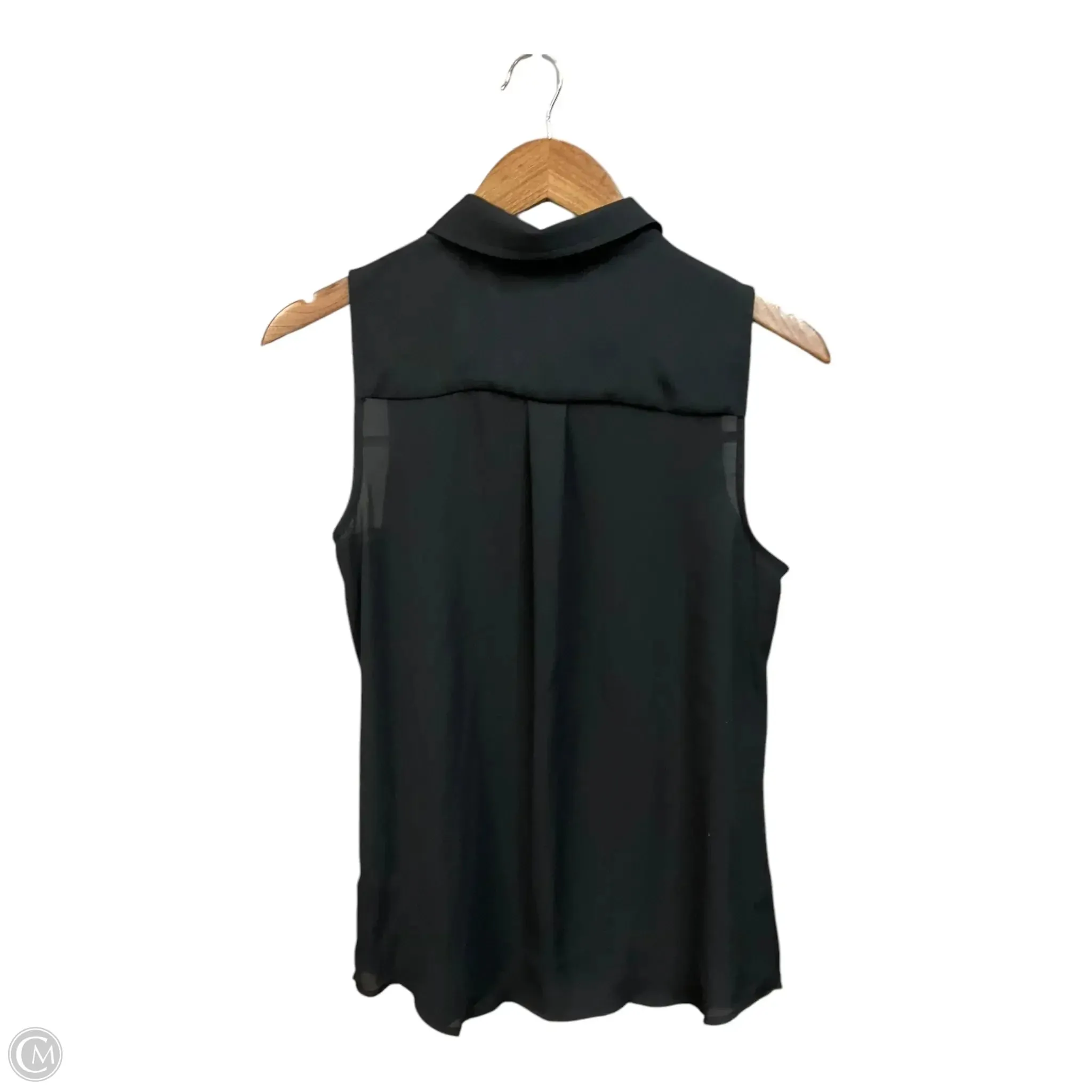 Blouse Sleeveless By Apt 9 In Black, Size: S