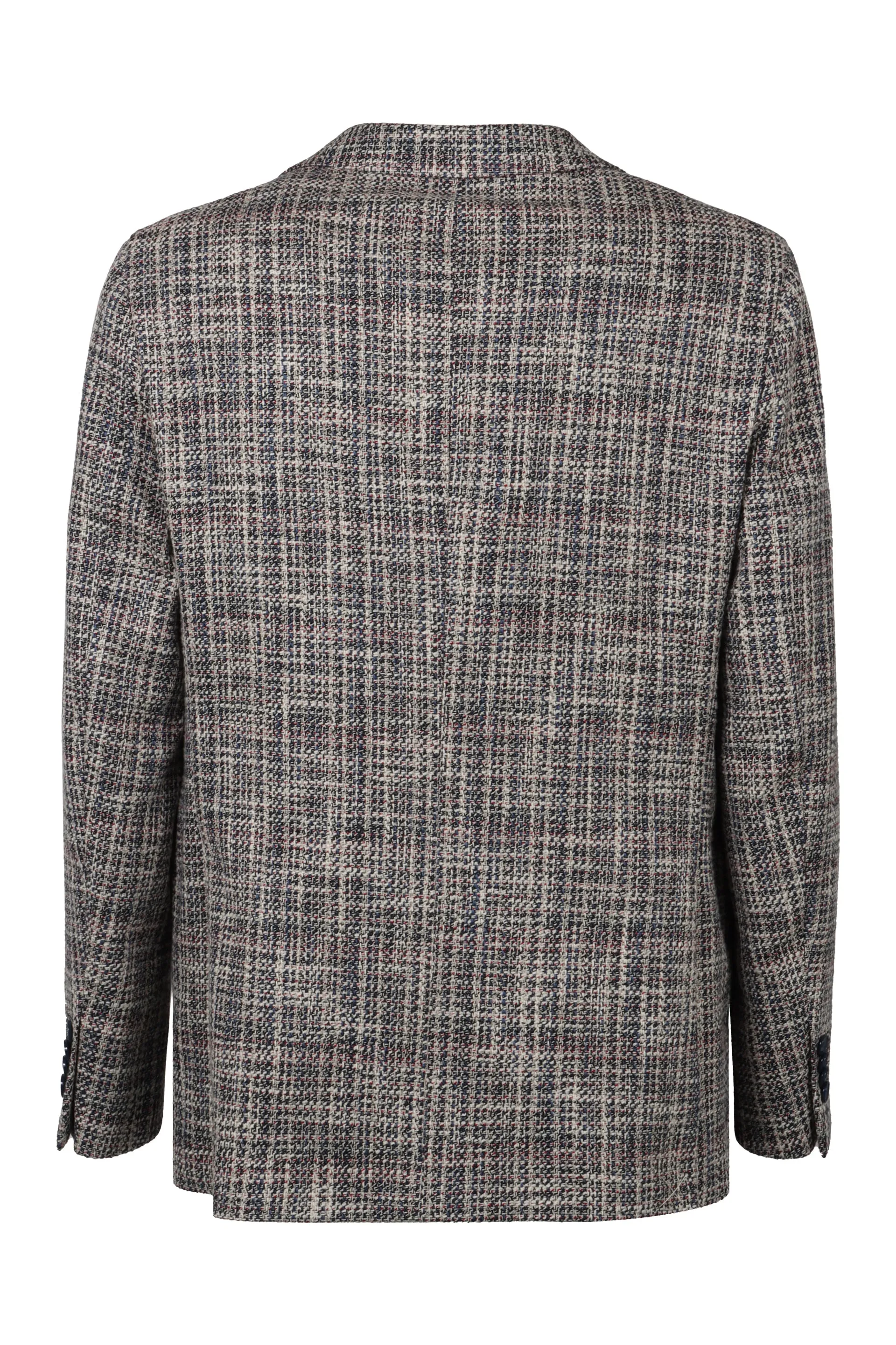 Boucle jersey single-breasted jacket