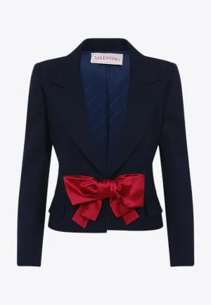 Bow-Embellished Jacket