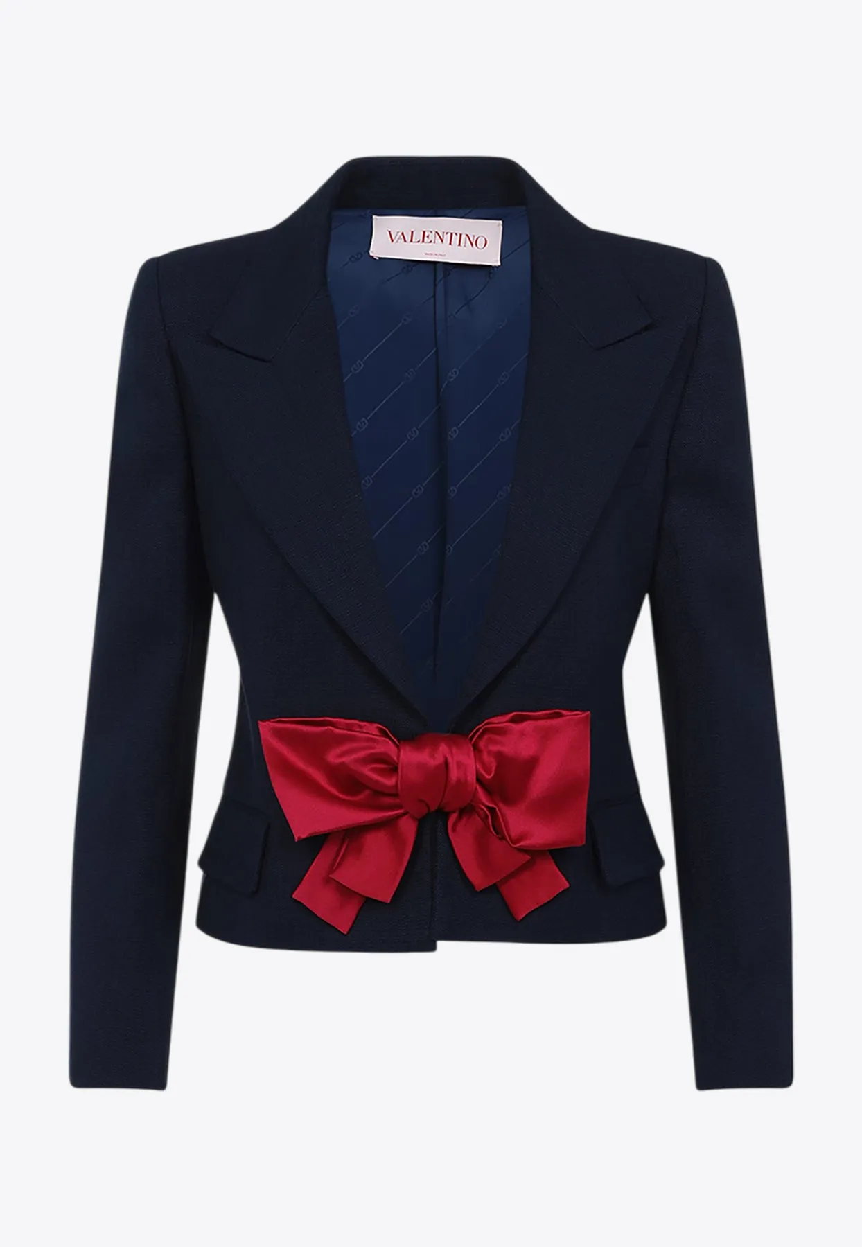 Bow-Embellished Jacket